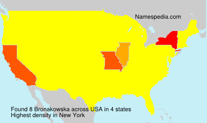 Surname Bronakowska in USA Surname Bronakowska in USA