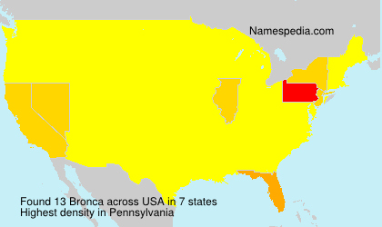 Surname Bronca in USA Surname Bronca in USA