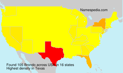 Surname Brondo in USA Surname Brondo in USA