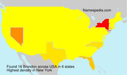 Surname Brondon in USA Surname Brondon in USA