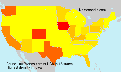 Surname Brones in USA Surname Brones in USA