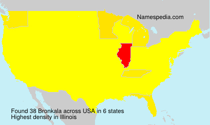 Surname Bronkala in USA Surname Bronkala in USA