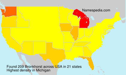 Surname Bronkhorst in USA Surname Bronkhorst in USA