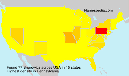 Surname Bronowicz in USA Surname Bronowicz in USA