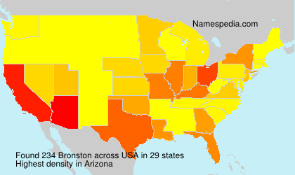 Surname Bronston in USA Surname Bronston in USA