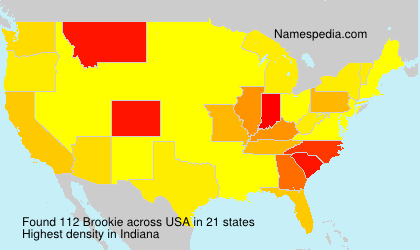 Surname Brookie in USA Surname Brookie in USA