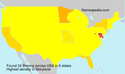 Surname Broring in USA Surname Broring in USA