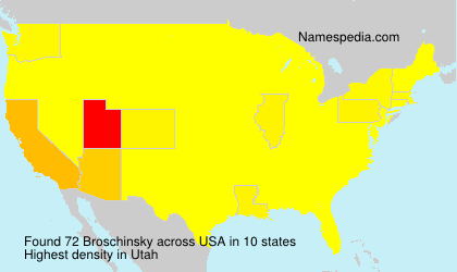 Surname Broschinsky in USA Surname Broschinsky in USA