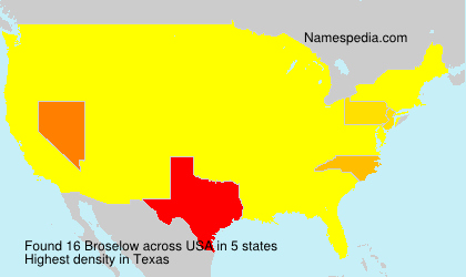 Surname Broselow in USA Surname Broselow in USA