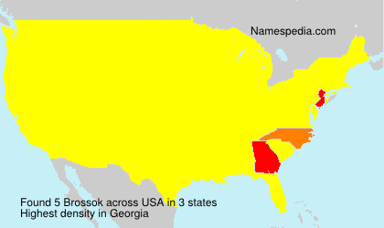 Surname Brossok in USA Surname Brossok in USA