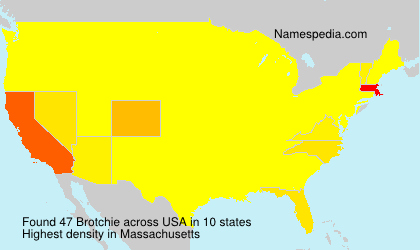 Surname Brotchie in USA Surname Brotchie in USA