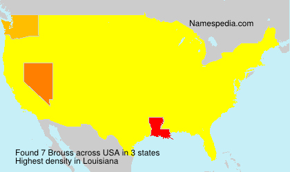 Surname Brouss in USA Surname Brouss in USA