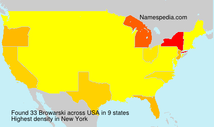 Surname Browarski in USA Surname Browarski in USA