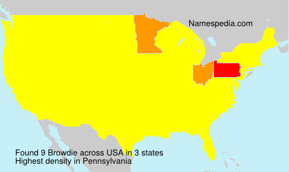 Surname Browdie in USA Surname Browdie in USA