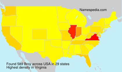 Surname Broy in USA Surname Broy in USA