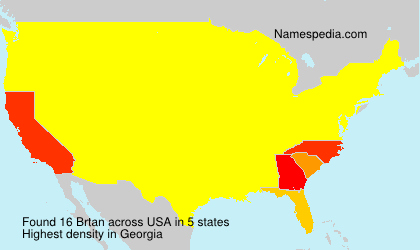 Surname Brtan in USA Surname Brtan in USA