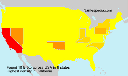 Surname Brtko in USA Surname Brtko in USA