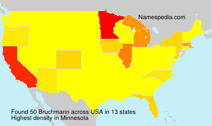 Surname Bruchmann in USA Surname Bruchmann in USA