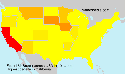 Surname Bruget in USA Surname Bruget in USA
