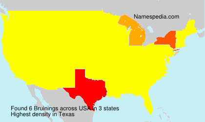 Surname Bruinings in USA Surname Bruinings in USA
