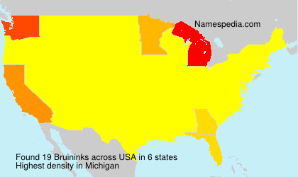 Surname Bruininks in USA Surname Bruininks in USA
