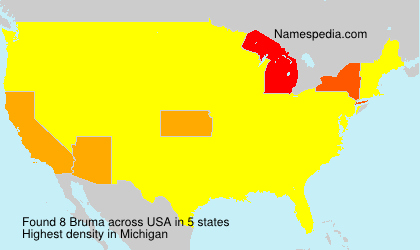 Surname Bruma in USA Surname Bruma in USA