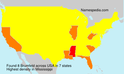 Surname Brumfeld in USA Surname Brumfeld in USA