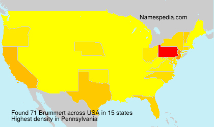 Surname Brummert in USA Surname Brummert in USA