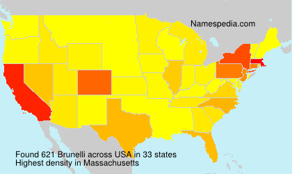Surname Brunelli in USA Surname Brunelli in USA