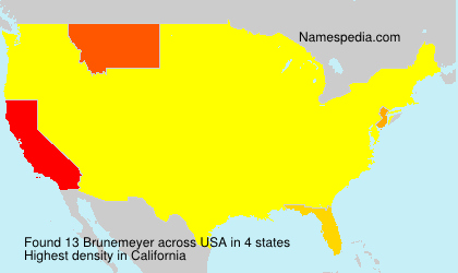 Surname Brunemeyer in USA Surname Brunemeyer in USA