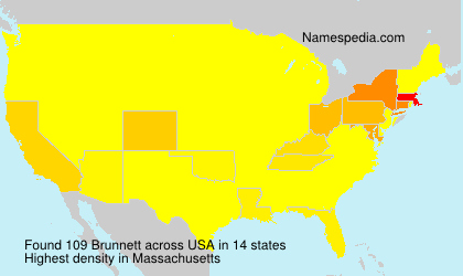 Surname Brunnett in USA Surname Brunnett in USA