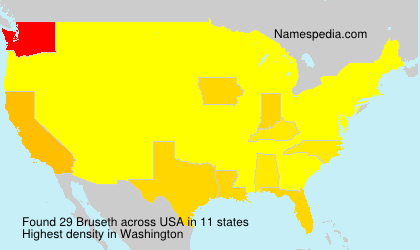 Surname Bruseth in USA Surname Bruseth in USA