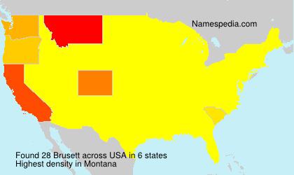 Surname Brusett in USA Surname Brusett in USA