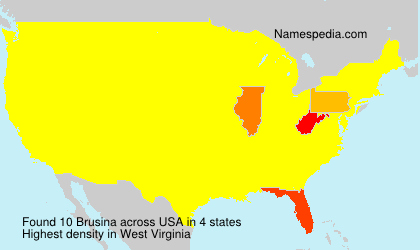 Surname Brusina in USA Surname Brusina in USA