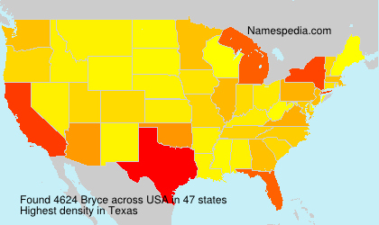 Surname Bryce in USA Surname Bryce in USA