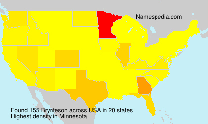 Surname Brynteson in USA Surname Brynteson in USA