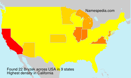Surname Bryzek in USA Surname Bryzek in USA