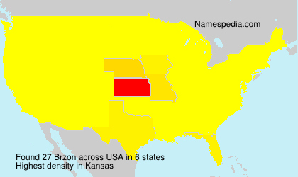 Surname Brzon in USA Surname Brzon in USA