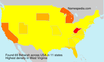 Surname Bsharah in USA