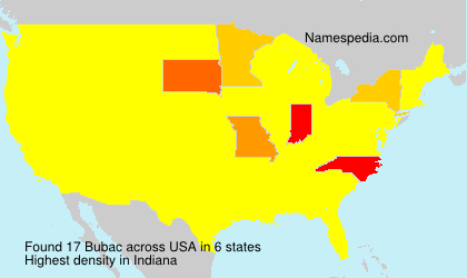 Surname Bubac in USA Surname Bubac in USA