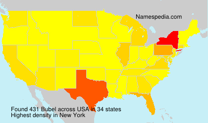 Surname Bubel in USA Surname Bubel in USA