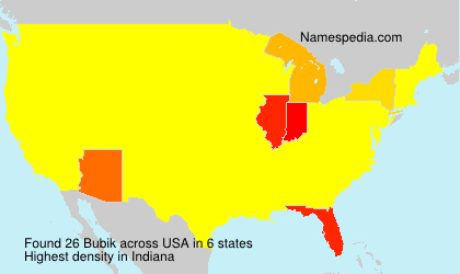 Surname Bubik in USA Surname Bubik in USA