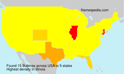 Surname Bubinas in USA Surname Bubinas in USA