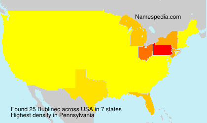 Surname Bublinec in USA Surname Bublinec in USA