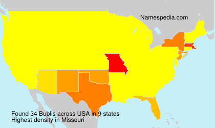 Surname Bublis in USA Surname Bublis in USA