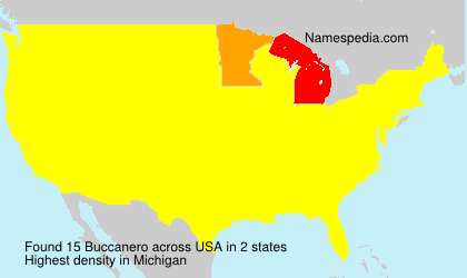 Surname Buccanero in USA Surname Buccanero in USA