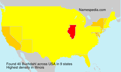 Surname Buchdahl in USA Surname Buchdahl in USA