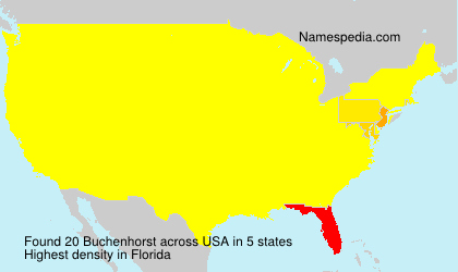 Surname Buchenhorst in USA Surname Buchenhorst in USA