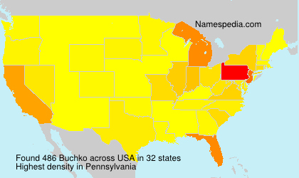 Surname Buchko in USA