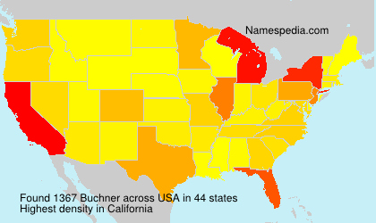 Surname Buchner in USA